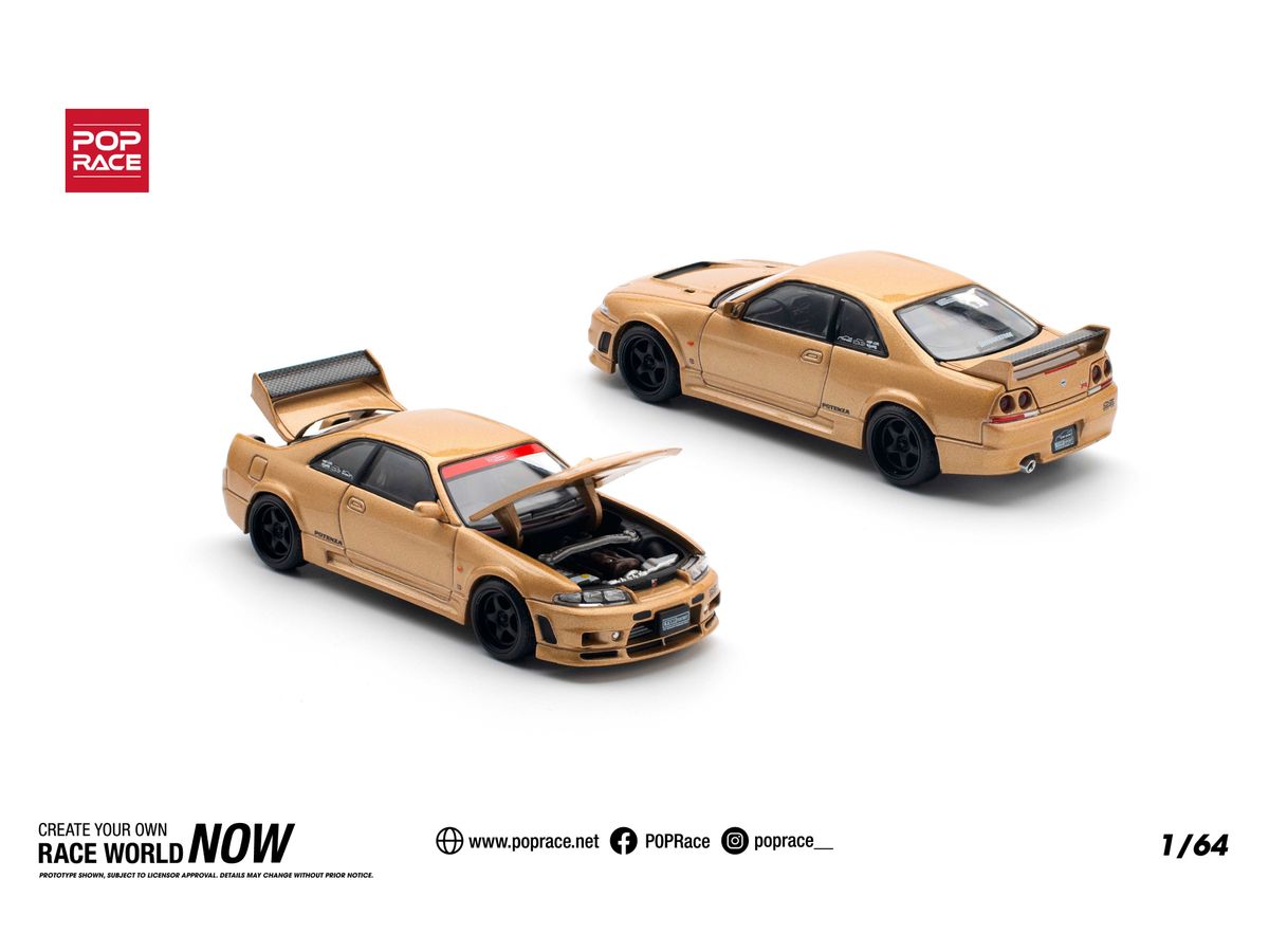 1/64 TOP SECRET GT-R R33 - GOLD