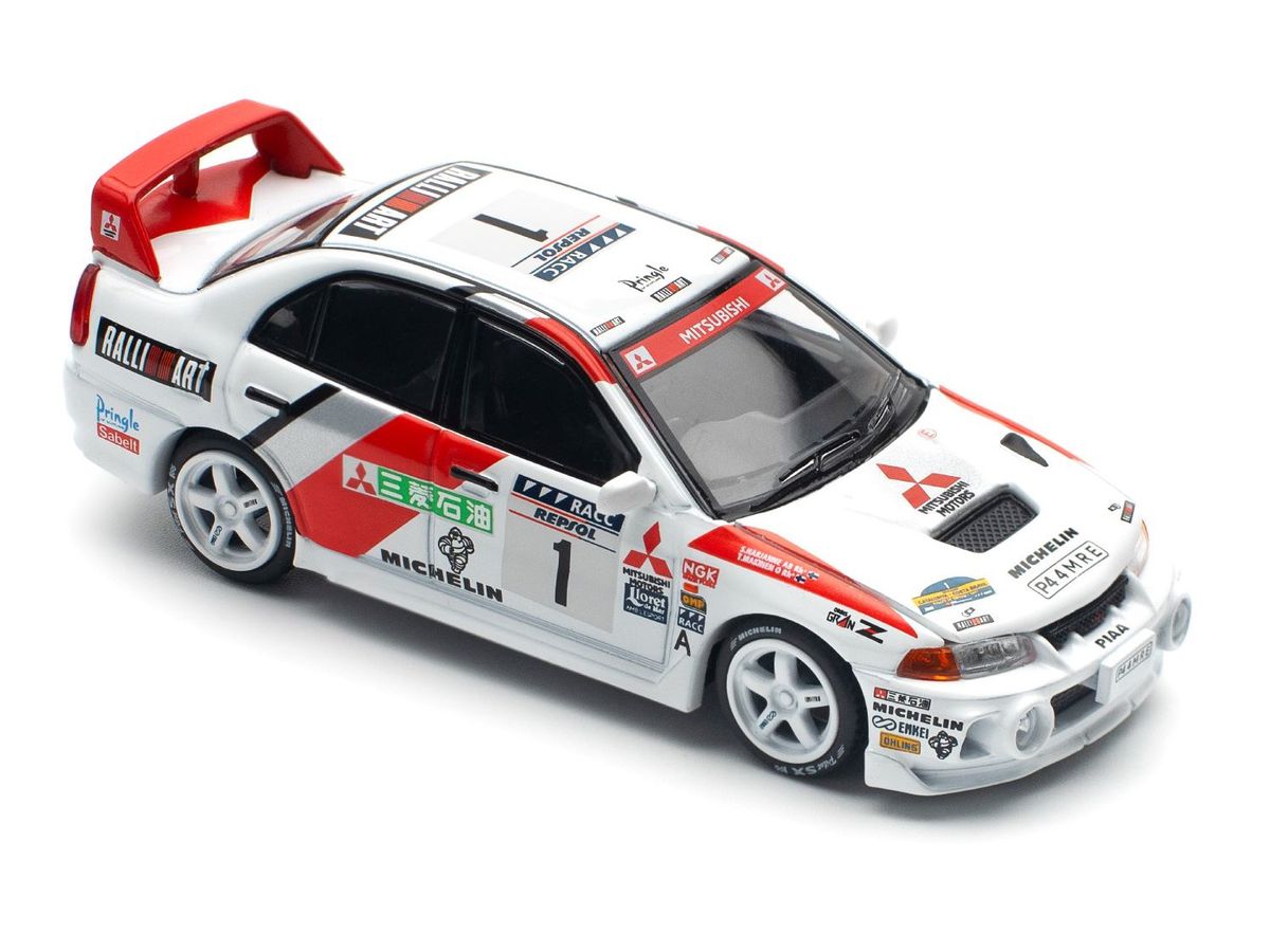 1/64 MITSUBISHI LANCER EVO IV WINNER, RALLY DE CATALUNYA 1997