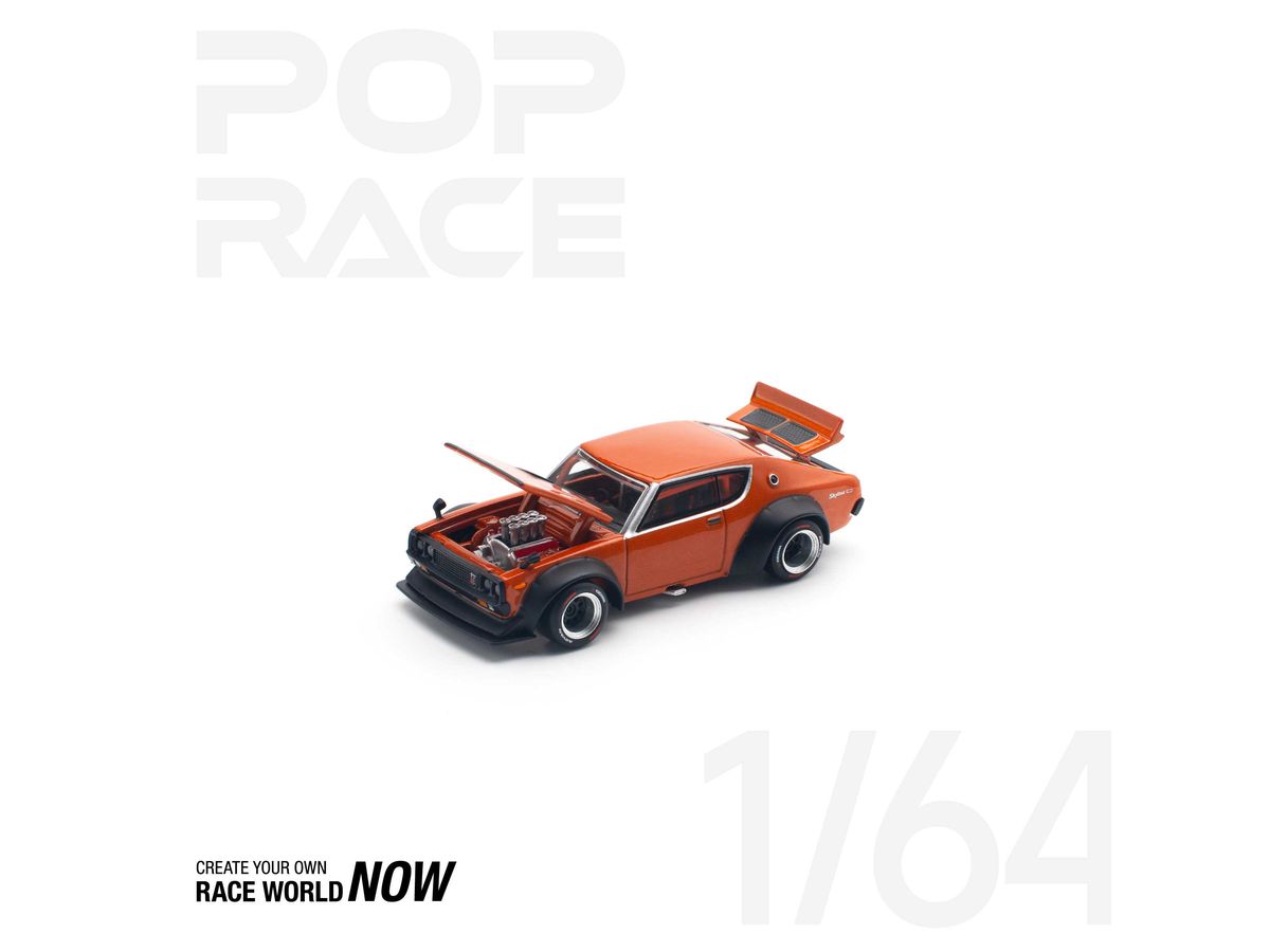 1/64 SKYLINE GT-R V8 DRIFT (KENMERI) ORANGE