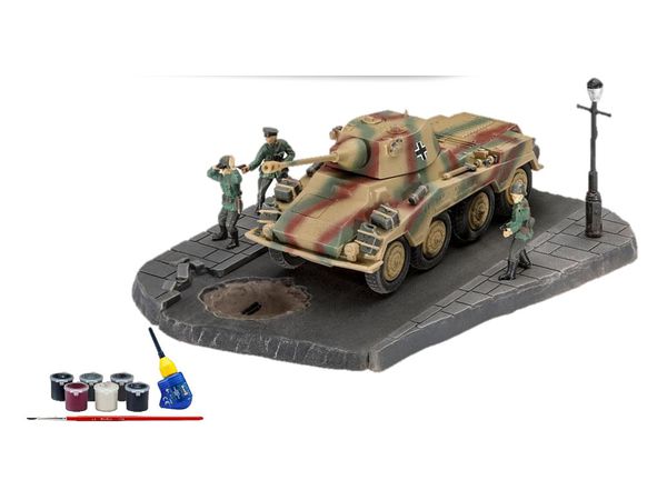 1/76 ジオラマセット Sd.Kfz. 234/2 プーマ