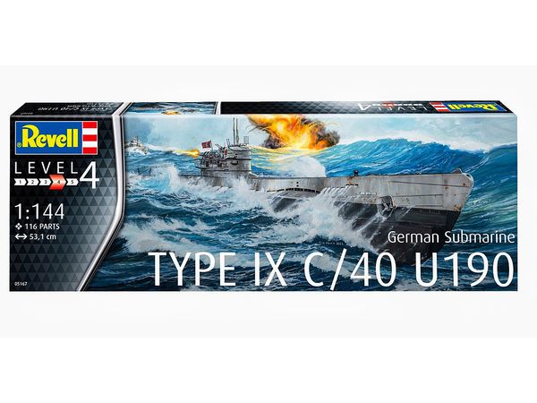 1/144 ドイツ潜水艦 Type IX C/40 U190