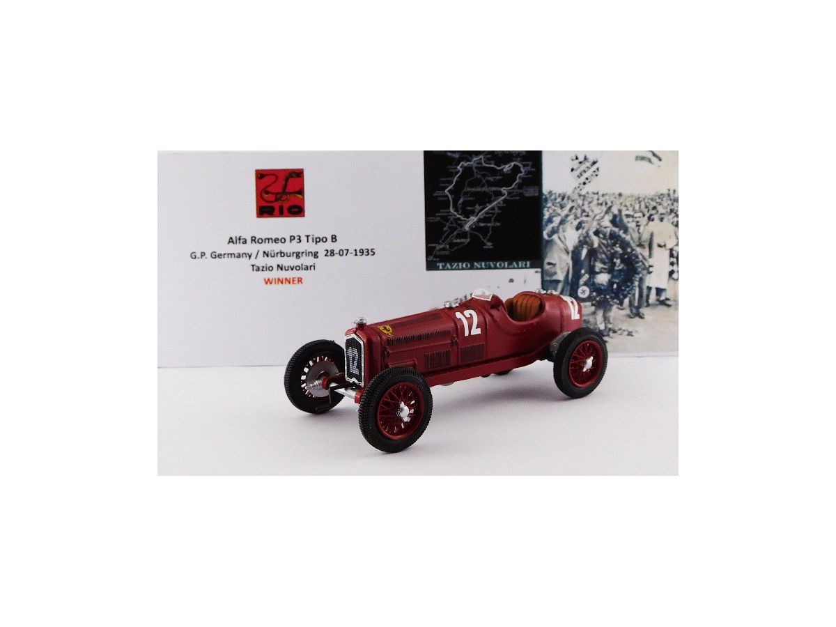 1/43 アルファロメオ P3 TIPO B ドイツGP ニュルブルクリンク 1935 #12 Tazio Nuvolari 優勝車