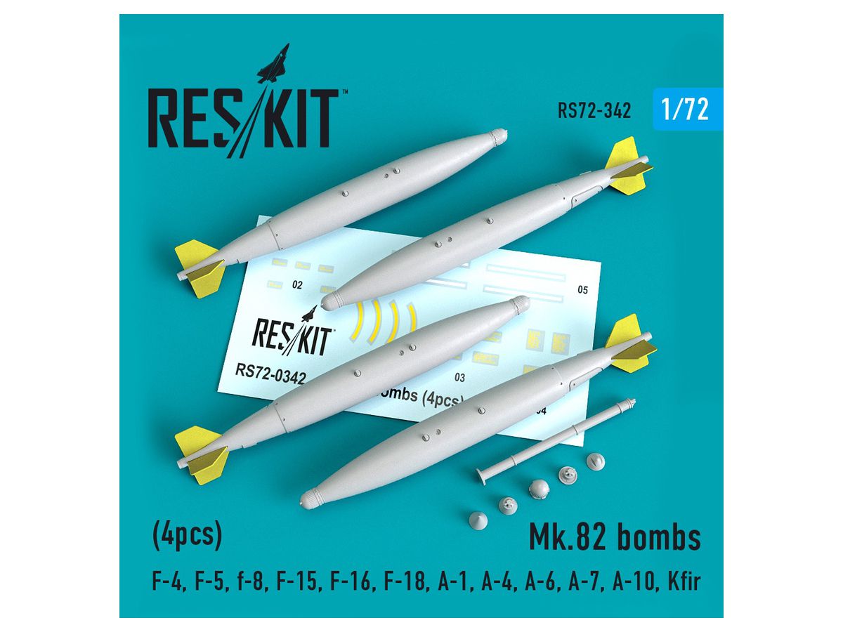 1/72 Mk.82 500ポンド通常爆弾 (空軍型) (4個入り) | HLJ.co.jp