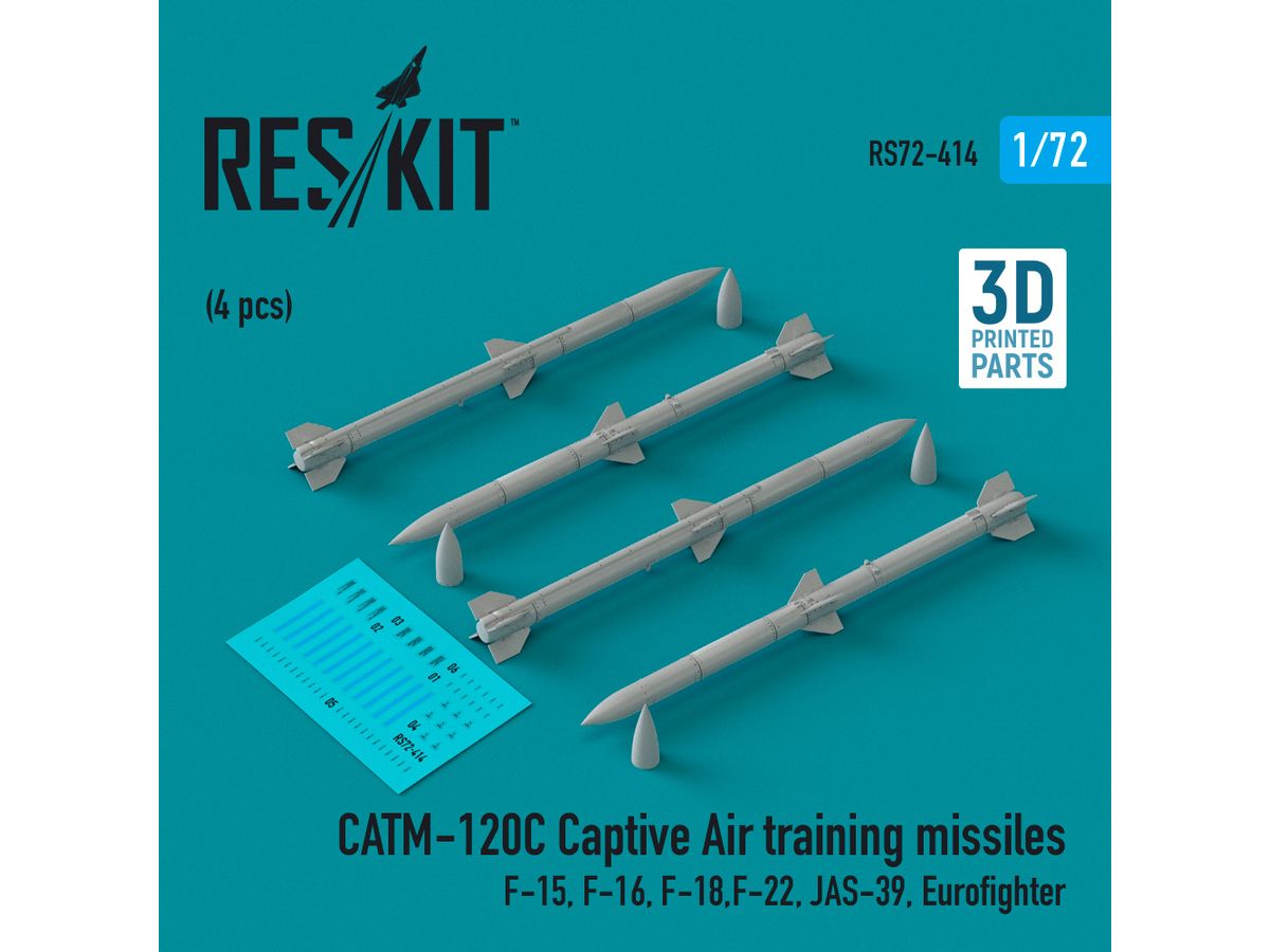 1/72 CATM-120C 訓練用キャプティブミサイル (4個入)