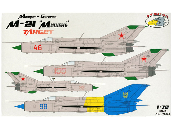 1/72 MiG-21 M-21 ターゲット ドローン