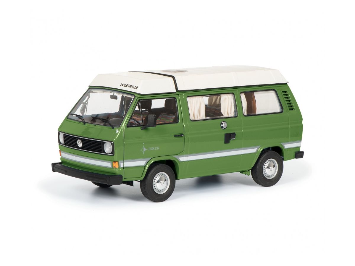 1/18 VW T3a Westfalia Joker キャンパー折り畳み式ルーフ グリーン