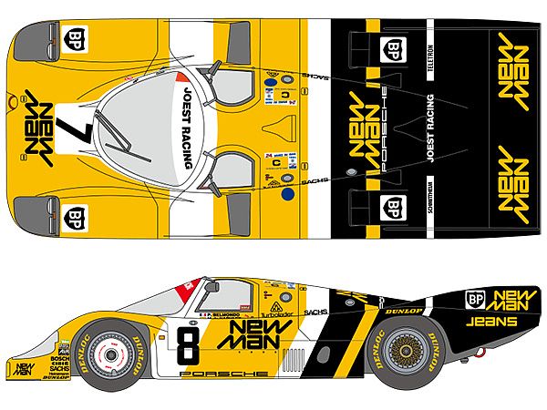 1/24 ニューマン956B 1985LM デカールセット