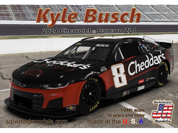 1/24 NASCAR 2024 カマロ ZL1 リチャード・チルドレス・レーシング カイル・ブッシュ #8 チェダーズ