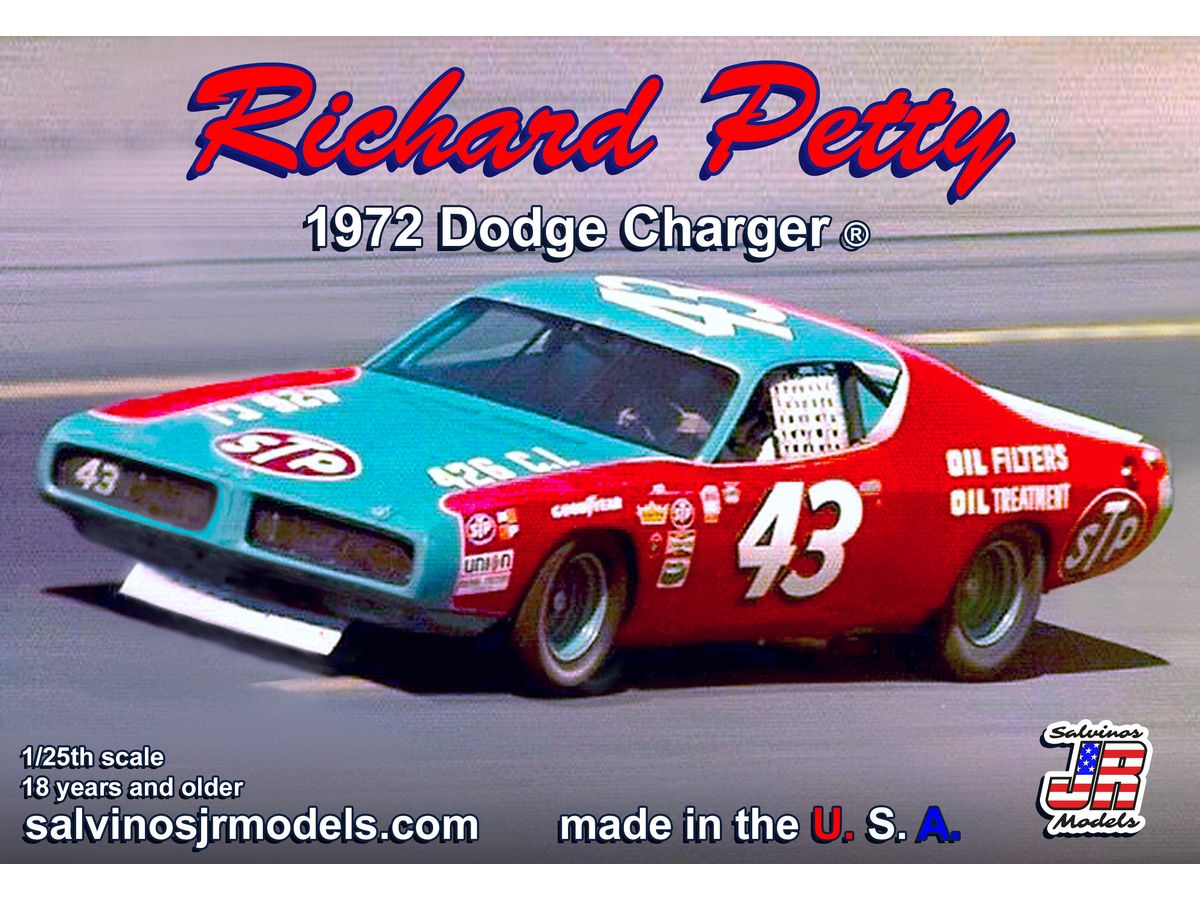 1/25 NASCAR 1972 ダッジ・チャージャー リチャード・ペティー #43 タラデガ