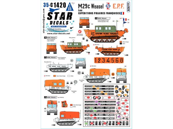 1/35 現用 フランス E.P.F.(フランス極地遠征隊)のM29Cウィーゼル