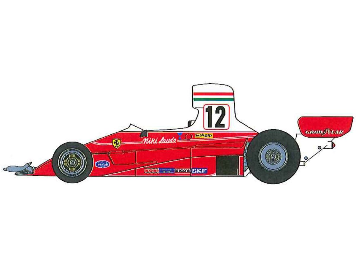 1/12 フェラーリ 312T 1975/1976 デカール | HLJ.co.jp