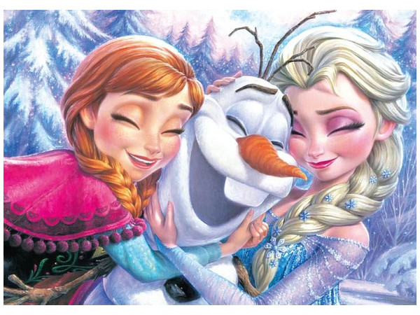 ディズニージグソーパズル アナと雪の女王 アナ、エルサ & オラフ 500ピース