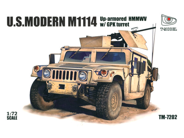 1/72 U.S.HMMWV M1114 w/GPK 砲塔