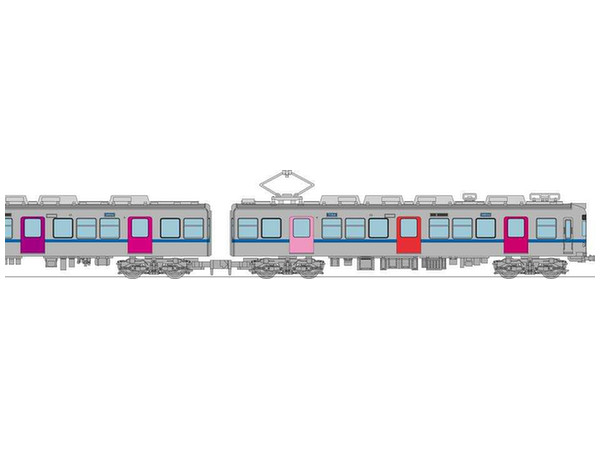 1/150 鉄道コレクション 北総開発鉄道7150形カラードア車 4両セットB