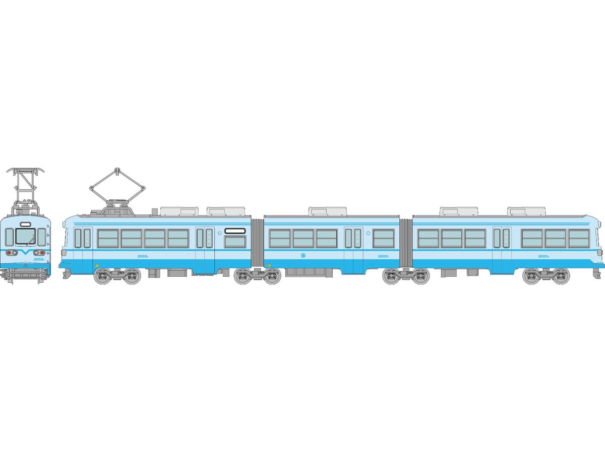 1/150 鉄道コレクション 筑豊電気鉄道2000形2003号 (青)