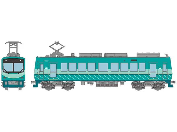 1/150 鉄道コレクション叡山電車700系 リニューアル711号車 (緑)