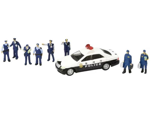 1/150 情景小物145 パトカー・警察官