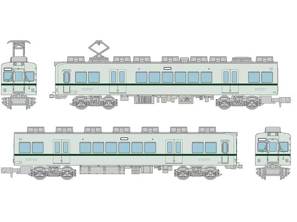 1/150 鉄道コレクション 銚子電気鉄道22000形 (22007編成) 2両セット