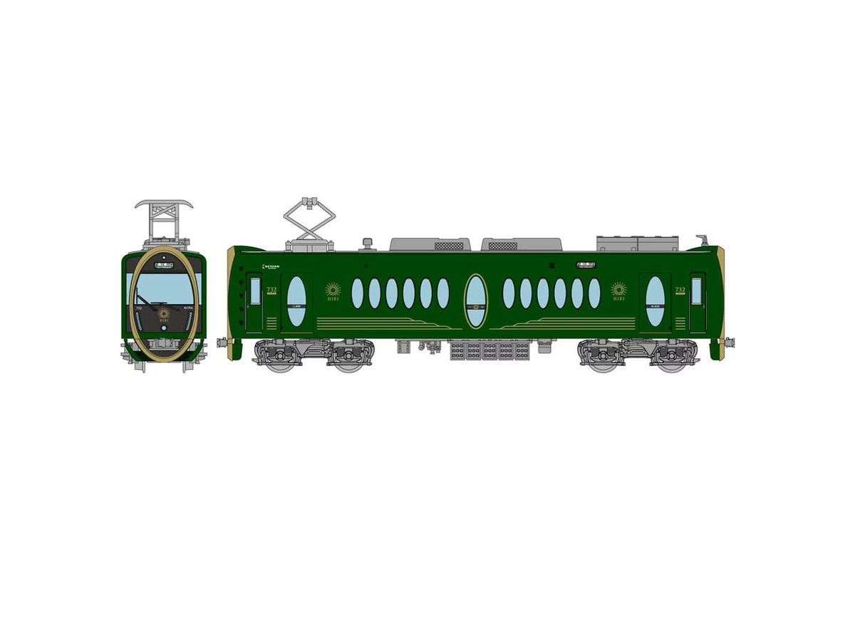 1/150 鉄道コレクション 叡山電車700系 観光列車 ひえい