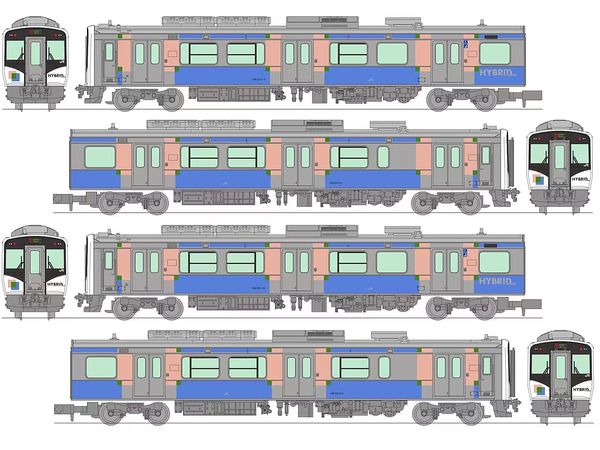 1/150 鉄道コレクション JR HB-E210系(仙石東北ライン・特別快速)4両セット