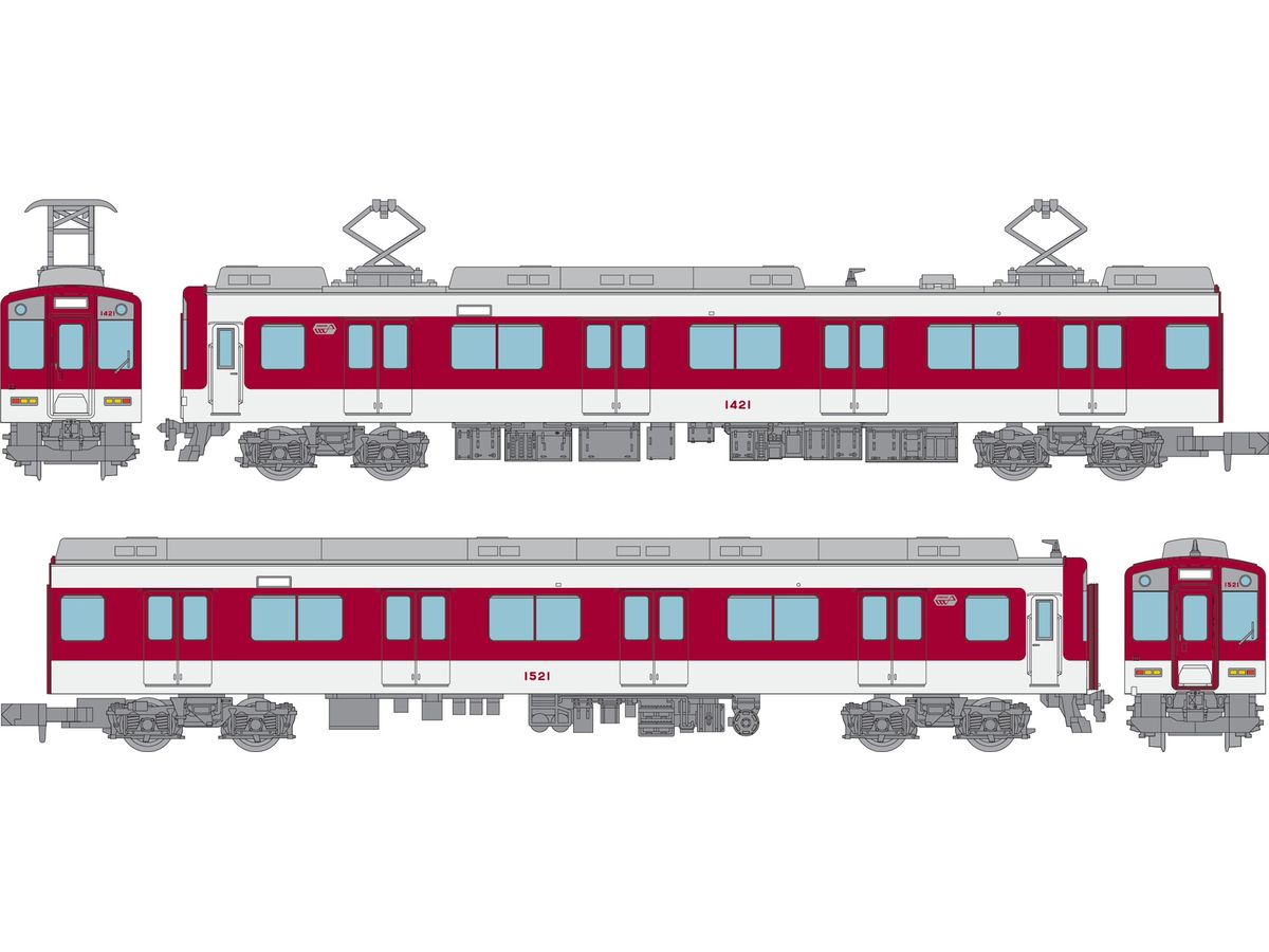 1/150 鉄道コレクション 近畿日本鉄道1420系2両セットA