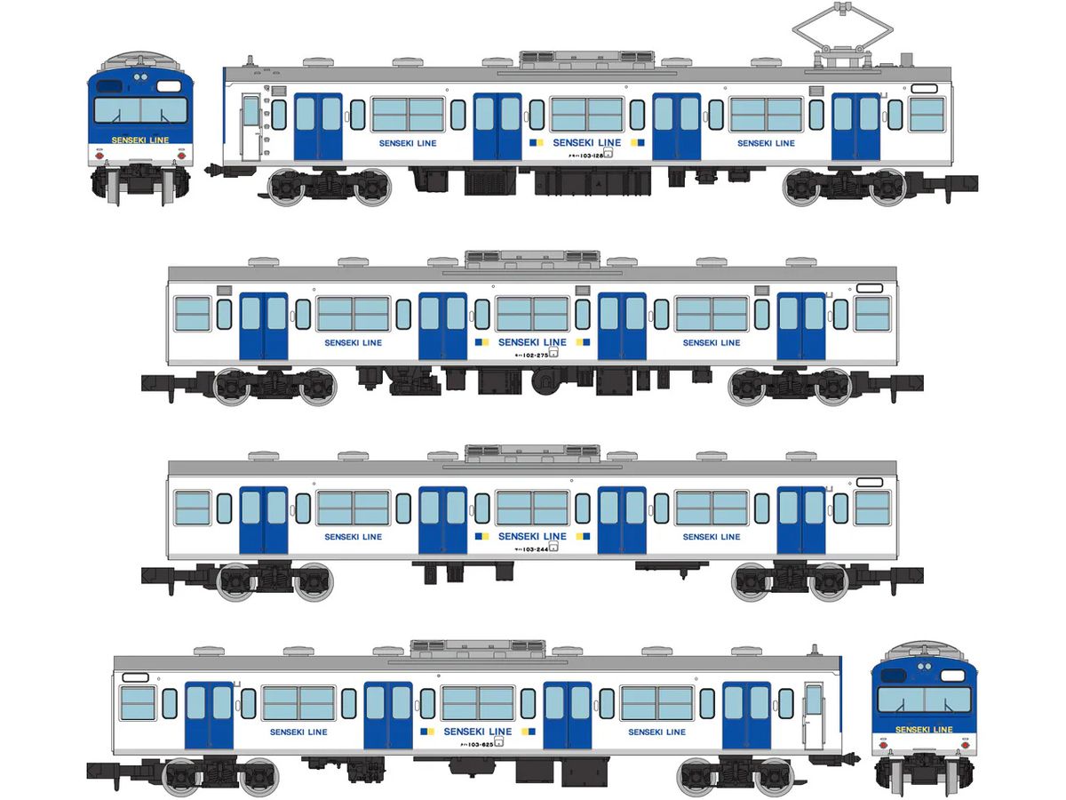 1/150 鉄道コレクション JR103系仙石線更新車(新塗装) 4両セット