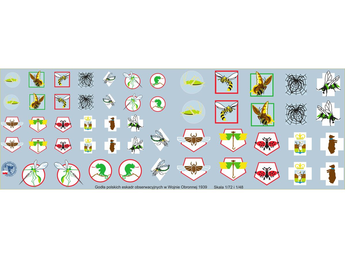 1/72 & 1/48 ポーランド空軍 観測飛行隊エンブレム 1939年9月