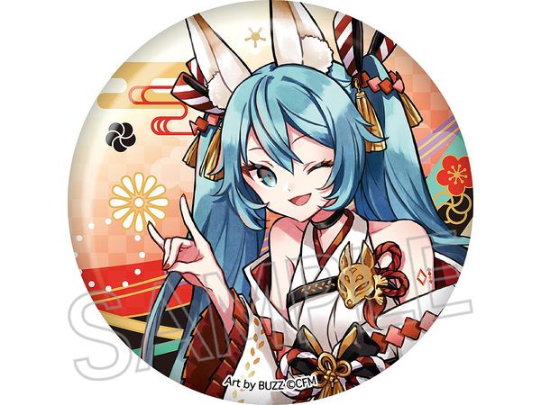 初音ミク: 百鬼夜行 BIG缶バッジ 妖狐 梅