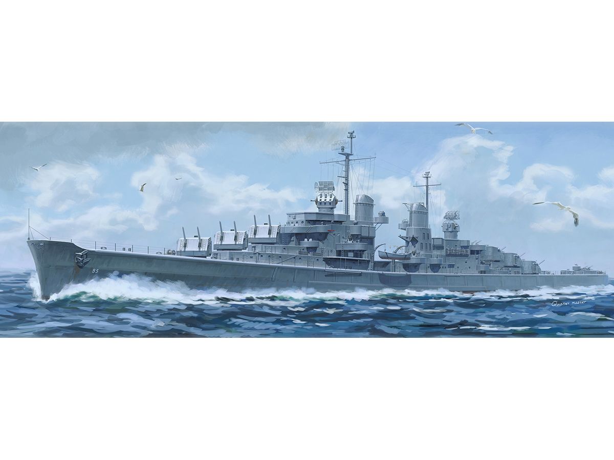 1/700 軽巡洋艦 USS オークランド CL-95 1945年 (デラックス版)