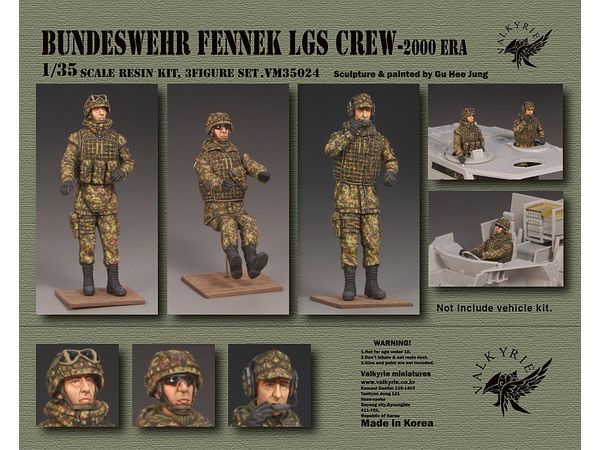 1/35 現用 ドイツ連邦軍 フェネックLGS乗員セット 2000年代(3体入)