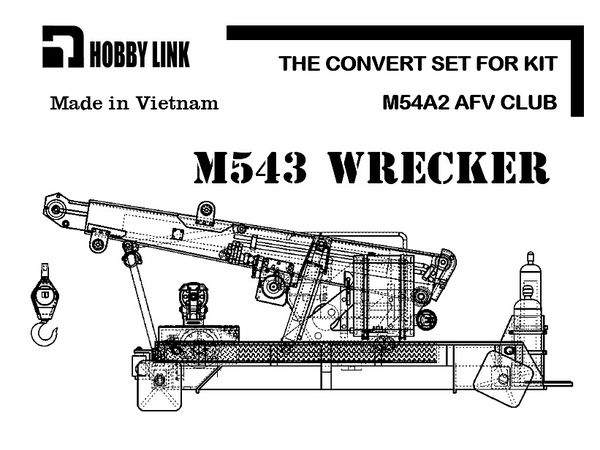 1/35 米 M543レッカー改造キット AFVクラブM54A2