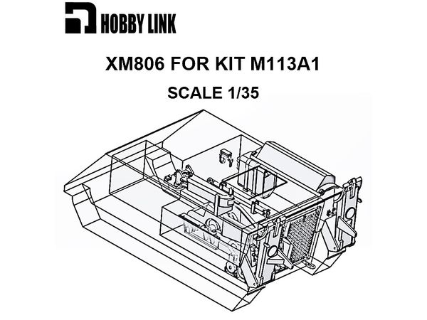 1/35 米 XM806装甲回収車改造キット アカデミーM113A1