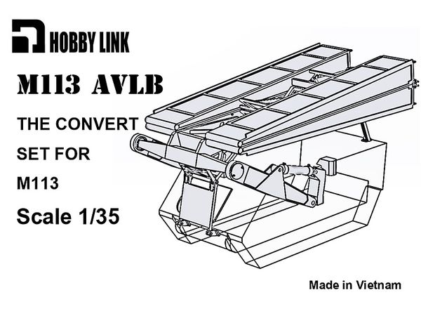 1/35 米 M113AVLB架橋車改造キット アカデミーM113