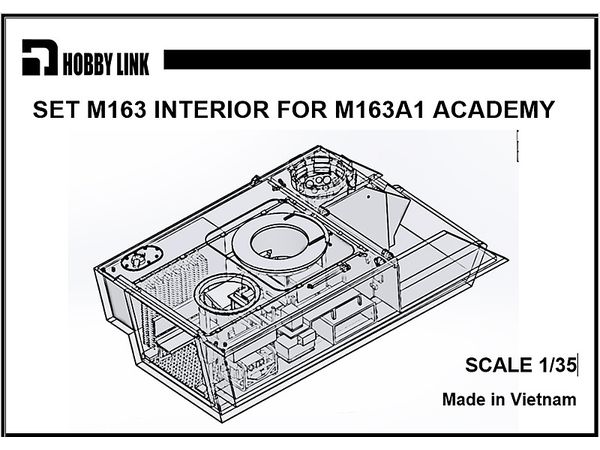 1/35 米 M163インテリアキット アカデミーM163A1