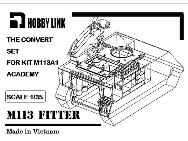 1/35 米 M113Fitter回収車改造キット アカデミーM113A1