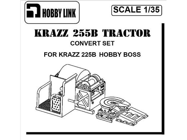 1/35 露・Krazクアーズトラクター&トレーラー改造キット・ボス・クァーズ255B