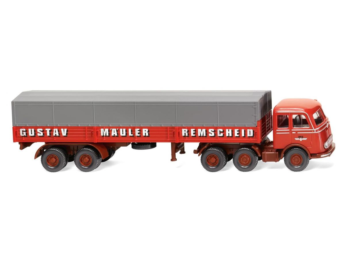 1/87 メルセデス・ベンツ LPS 333 フラットベッドトラクタートレーラー Sped. Gustav Mauler