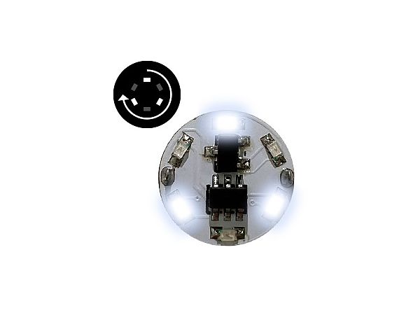 LEDモジュール(磁気スイッチ付き)3LED回転点灯 白