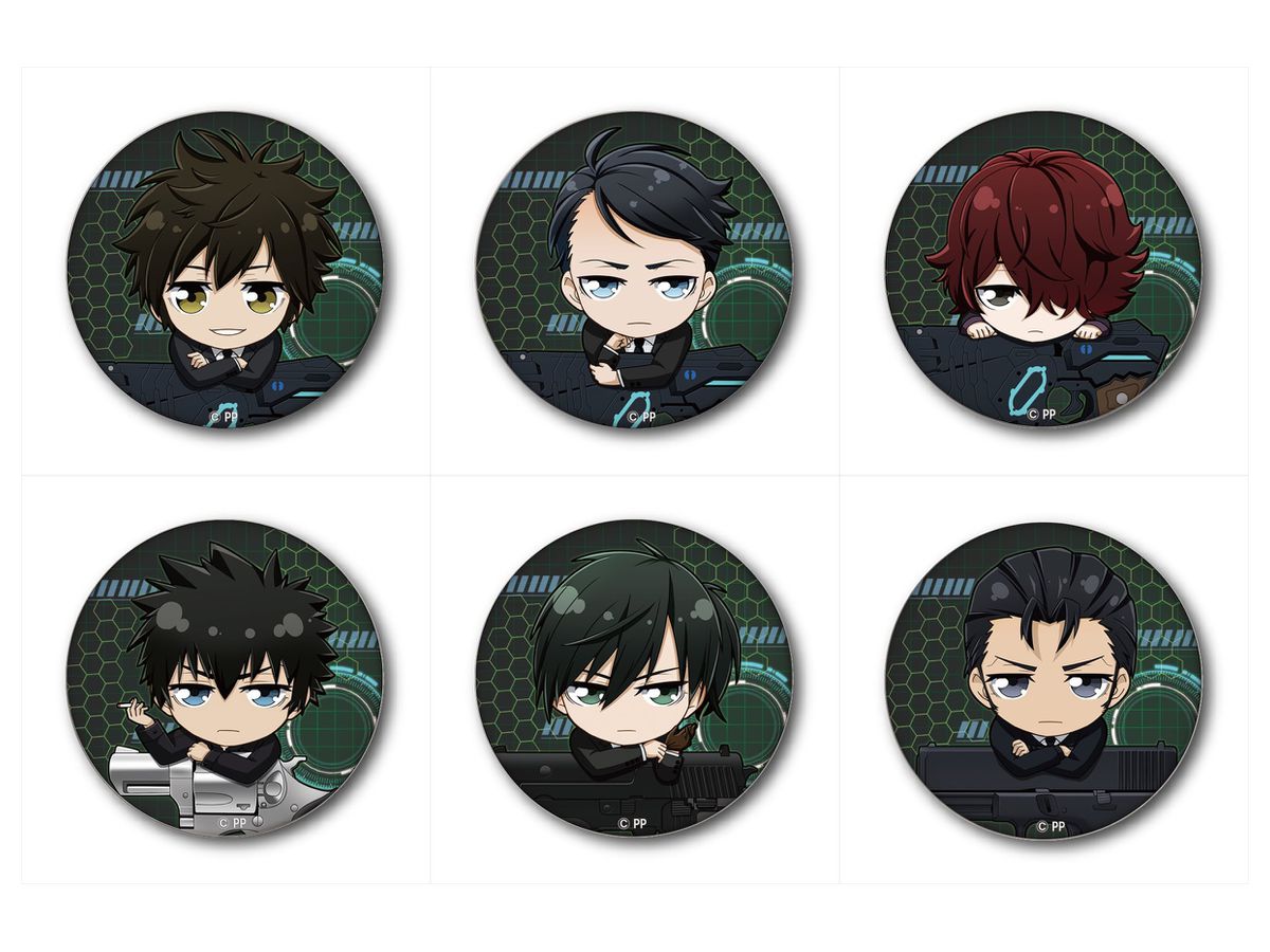 のってぃーシリーズ PSYCHO-PASS 3 トレーディング缶バッジ 1Box 6pcs